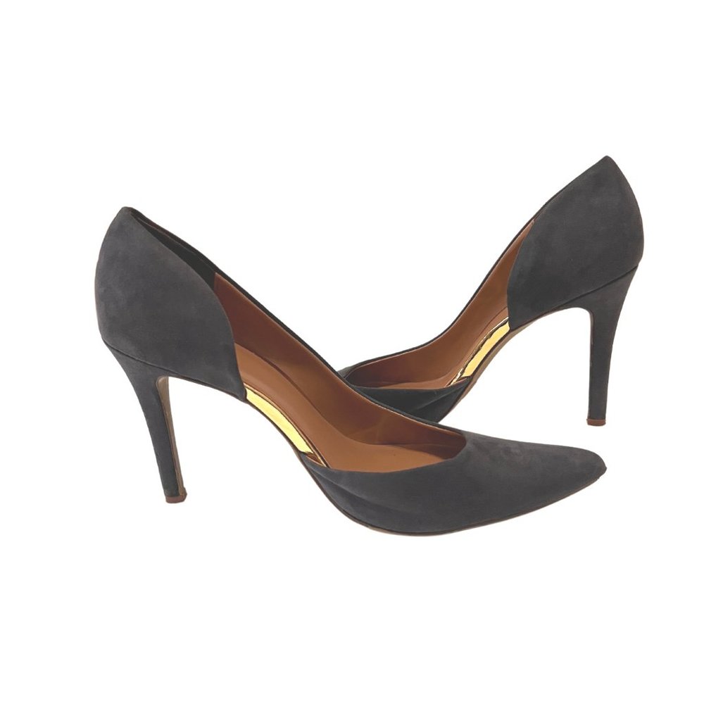 Gold and Grey Merona Heels Size 10 Shoe-Heel $25 Sexy Elegant Luxury Business